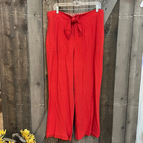 Anthropologie High Waisted Cropped Linen Pants - Picture 1 of 9